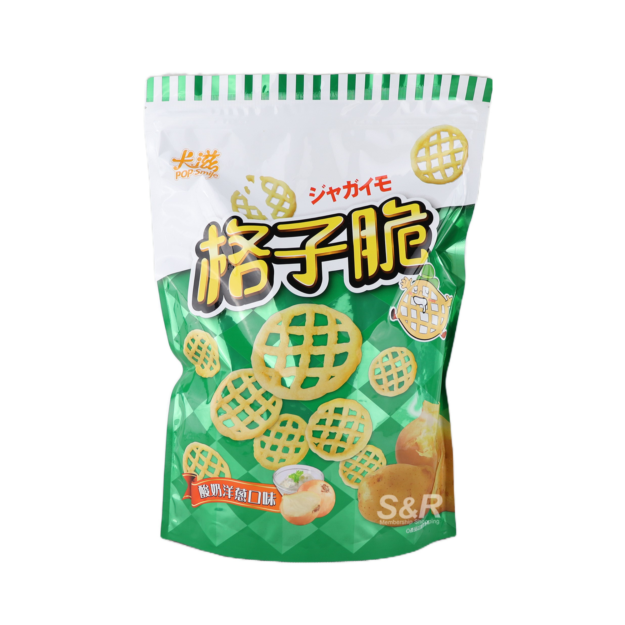 PopSmile Sour Cream Onion Potato Chips 280g